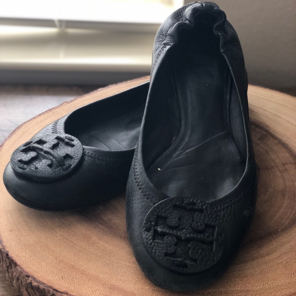 TORY BURCH FLATS - BLACK